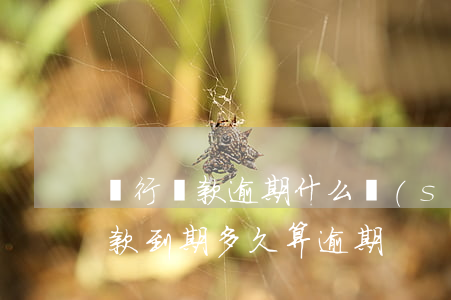銀行貸款逾期什么時(shí)候消(銀行貸款到期多久算逾期)