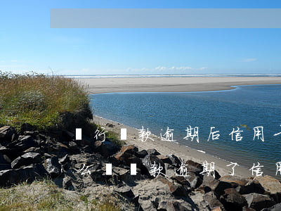 銀行貸款逾期后信用卡凍結(jié)了怎么辦（貸款逾期了信用卡凍結(jié)）