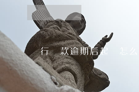 銀行貸款逾期后起訴怎么解封
