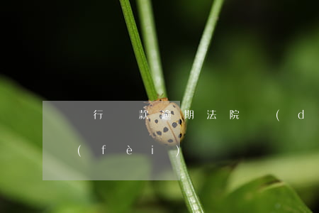 銀行貸款逾期法院調(diào)解律師費(fèi)