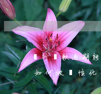 銀行貸款逾期能個性化分期嗎（信用卡逾期了如何做個性化分期）