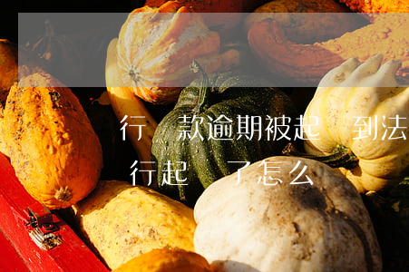 銀行貸款逾期被起訴到法院(銀行貸款逾期被銀行起訴了,怎么辦)