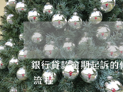 銀行貸款逾期起訴的條件(貸款逾期銀行起訴流程)