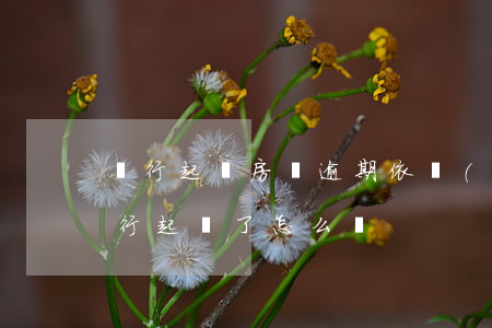 銀行起訴房貸逾期依據(jù)(房貸逾期銀行起訴了怎么辦)