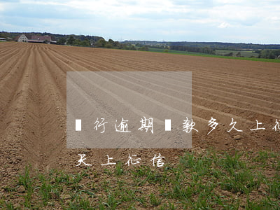 銀行逾期貸款多久上征信(銀行貸款逾期多少天上征信)