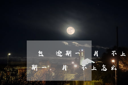 錢包貸逾期一個月還不上怎么辦-錢包貸逾期一個月還不上怎么辦呢