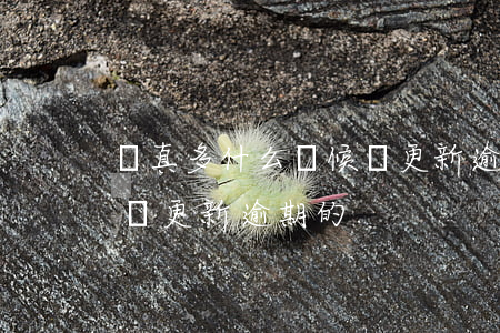 錢真多什么時候會更新逾期 錢真多什么時候會更新逾期的