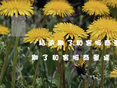 錢站逾期了和客服商量延緩有用嗎-錢站逾期了和客服商量延緩有用嗎是真的嗎