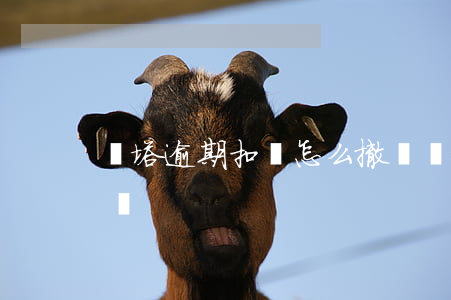 鐵塔逾期扣費怎么撤銷（鐵塔逾期扣費怎么撤銷）
