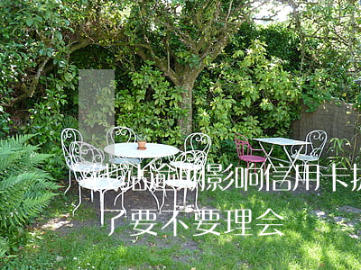 钱站逾期影响信用卡提额吗(钱站逾期上征信了要不要理会)