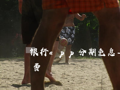 银行app分期免息-银行分期免息免手续费