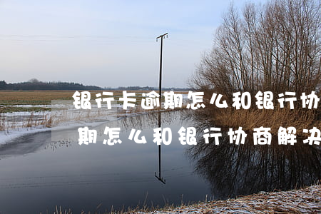 银行卡逾期怎么和银行协商解决-银行卡逾期怎么和银行协商解决问题