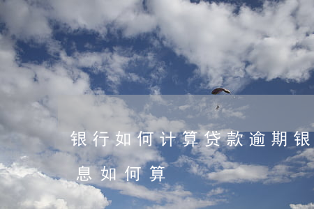 银行如何计算贷款逾期(银行个人贷款逾期,罚息如何算)
