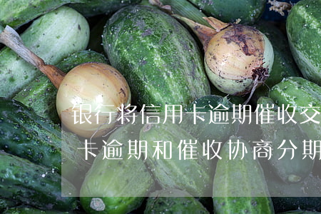 银行将信用卡逾期催收交给律师事务所（信用卡逾期和催收协商分期还款）