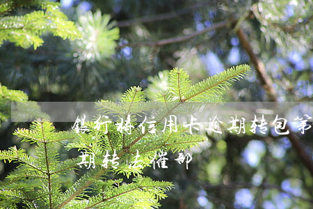 银行将信用卡逾期转包第三方催收（信用卡逾期转法催部）