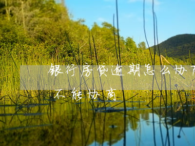 银行房贷逾期怎么协商还款(银行贷款逾期能不能协商)