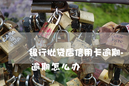 银行批贷后信用卡逾期-银行贷款有信用卡逾期怎么办
