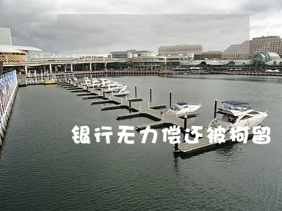 银行无力偿还被拘留