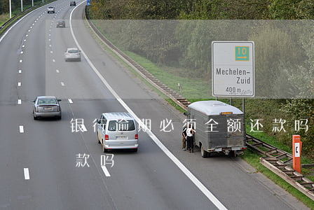 银行逾期必须全额还款吗(逾期后必须全额还款吗)