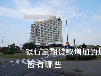银行逾期贷款增加的原因(贷款逾期的客观原因有哪些)