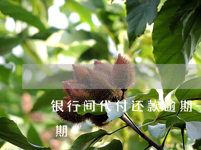 银行间代付还款逾期一天(银行代款多久算逾期)