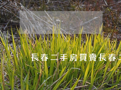 長春二手房買賣(長春二手房買賣流程)