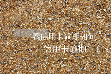 長春信用卡逾期如何協(xié)商還款(哈爾濱信用卡逾期協(xié)商還款)