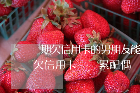 長期欠信用卡的男朋友能結(jié)婚嗎(欠信用卡會連累配偶嗎)