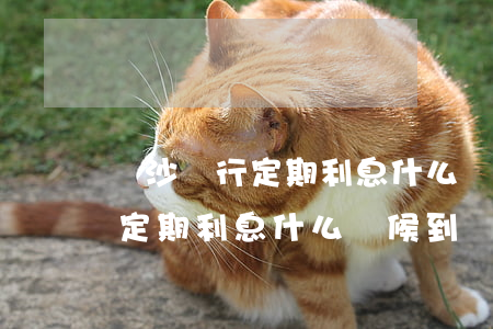 長沙銀行定期利息什么時候到賬-長沙銀行定期利息什么時候到賬啊