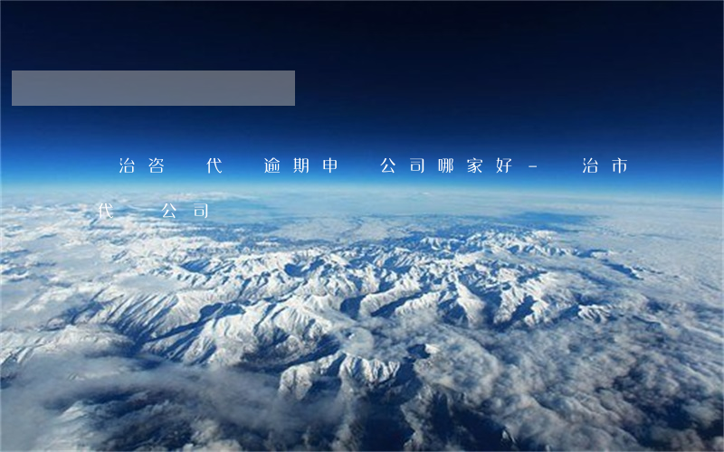 長治咨詢代辦逾期申報公司哪家好-長治市代辦公司