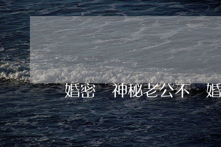 閃婚密愛神秘老公不離婚