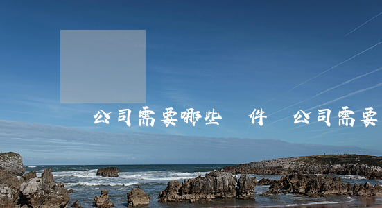 開公司需要哪些條件(開公司需要什么條件)