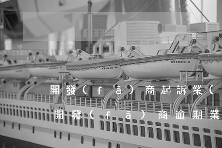 開發(fā)商起訴業(yè)主逾期付款（開發(fā)商逾期業(yè)主集體起訴）