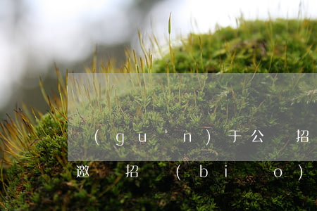 關(guān)于公開招標(biāo)和邀請招標(biāo)的適用條件