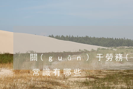 關(guān)于勞務(wù)派遣的法律常識有哪些