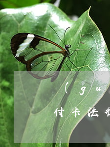 關(guān)于商業(yè)預(yù)付卡法律法規(guī)(預(yù)付卡的法律法規(guī)是什么)