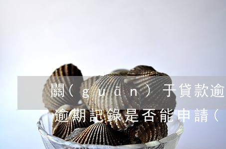 關(guān)于貸款逾期記錄消除(貸款的逾期記錄是否能申請(qǐng)撤銷?)