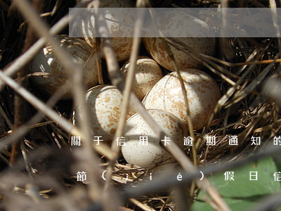 關于信用卡逾期通知的規(guī)定(法定節(jié)假日信用卡逾期)