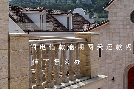 闪电借款逾期两天还款(闪电贷逾期1天上征信了怎么办)