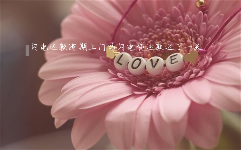 闪电还款逾期上门吗(闪电贷还款迟了一天)