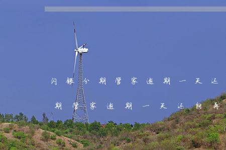 闪银分期管家逾期一天还能再借吗-闪银分期管家逾期一天还能再借吗