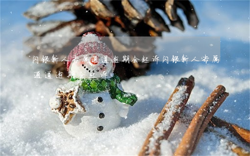 闪银新人专属通道逾期会起诉（闪银新人专属通道逾期会起诉）