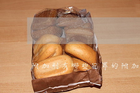 附加刑有哪些(犯罪的附加刑有哪些)