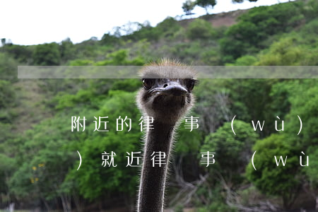 附近的律師事務(wù)所地點(diǎn)(就近律師事務(wù)所位置)