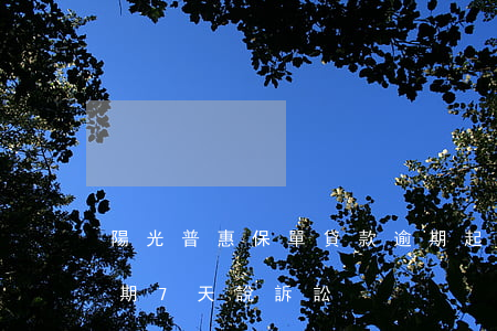 陽光普惠保單貸款逾期起訴(平安普惠貸款逾期7天說訴訟)