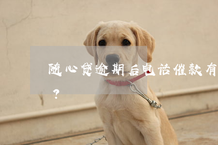 随心贷逾期后，电话催款有效吗？该如何处理？