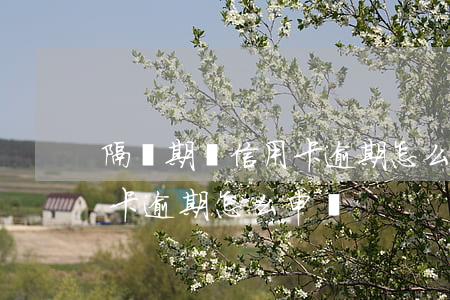 隔離期間信用卡逾期怎么申訴 隔離期間信用卡逾期怎么申訴
