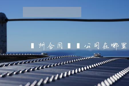 隨州合同糾紛公司在哪里