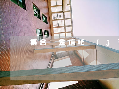 集合資金信托計(jì)劃