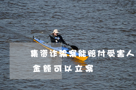 集资诈骗案能赔付受害人多少(集资诈骗多少金额可以立案)